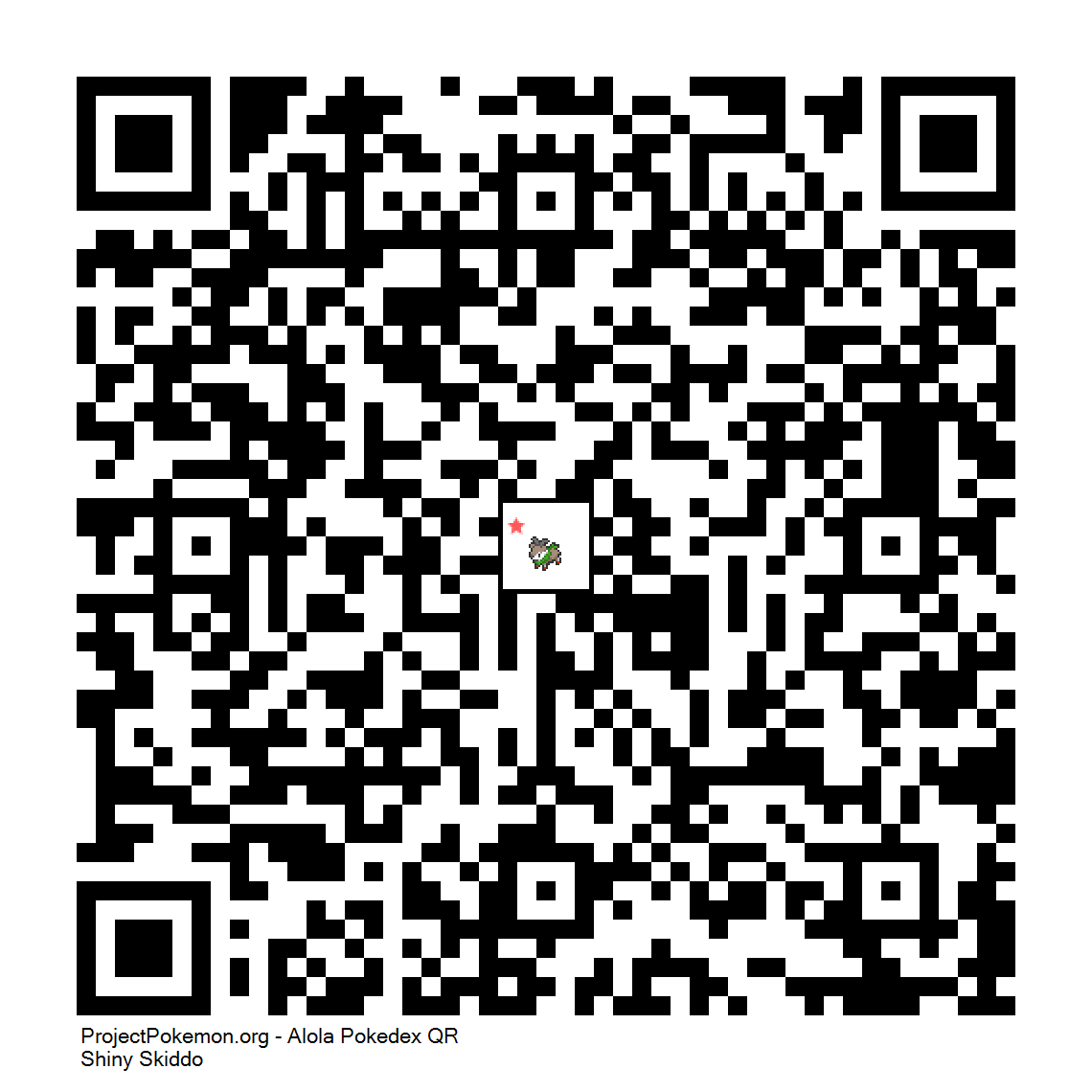Cdigo QR de Skiddo variocolor